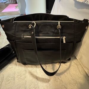 BEIS Black Baby Diaper Bag - Like New